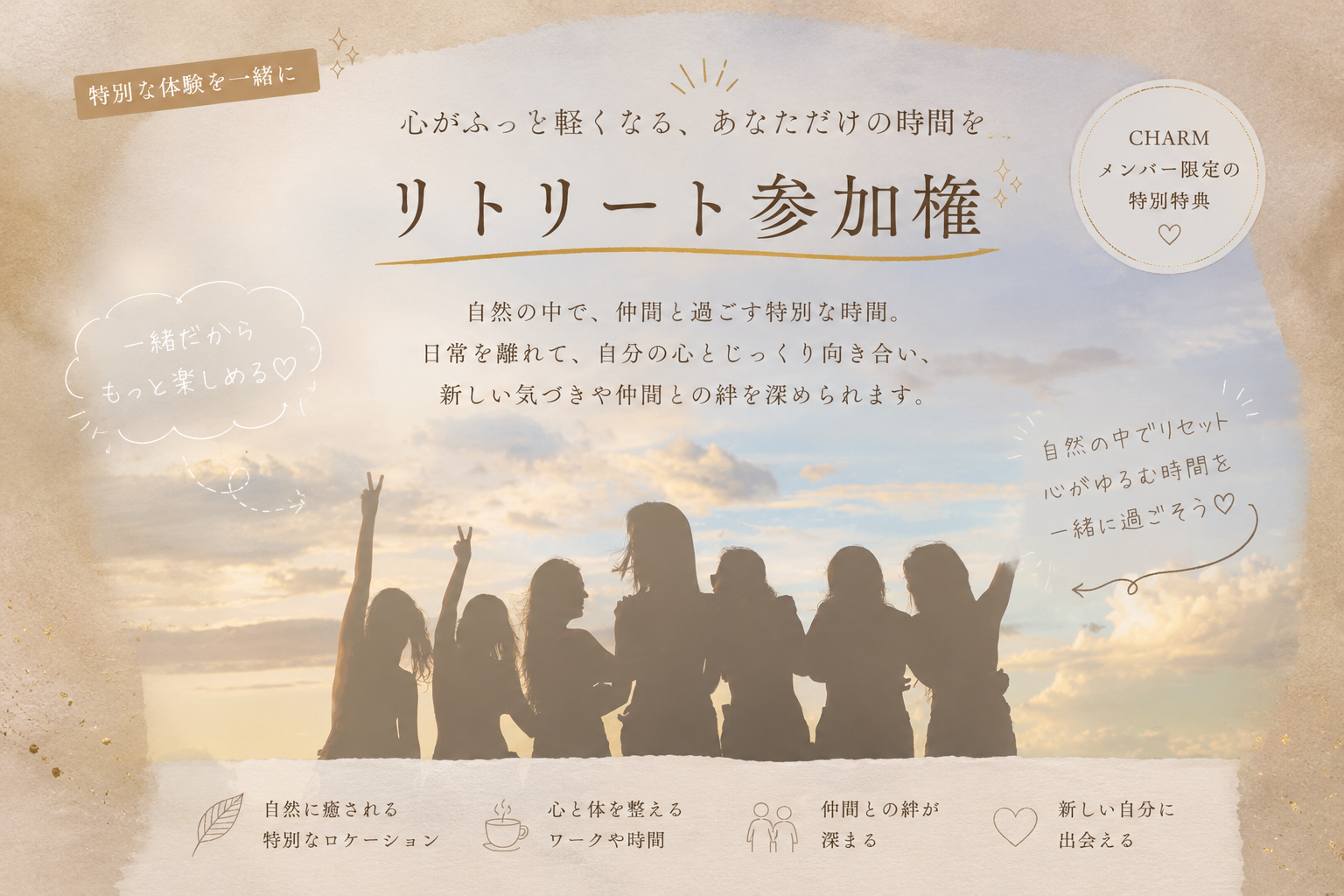Charmリトリート合宿参加権